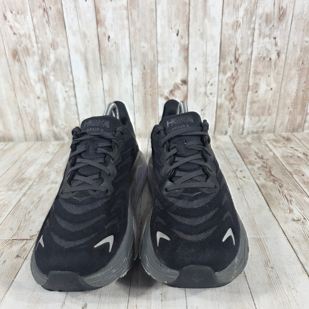 Hoka Arahi 6 Womens Running Shoes Black White 1123195 BWHT Size 10 Stability - Picture 3 of 8